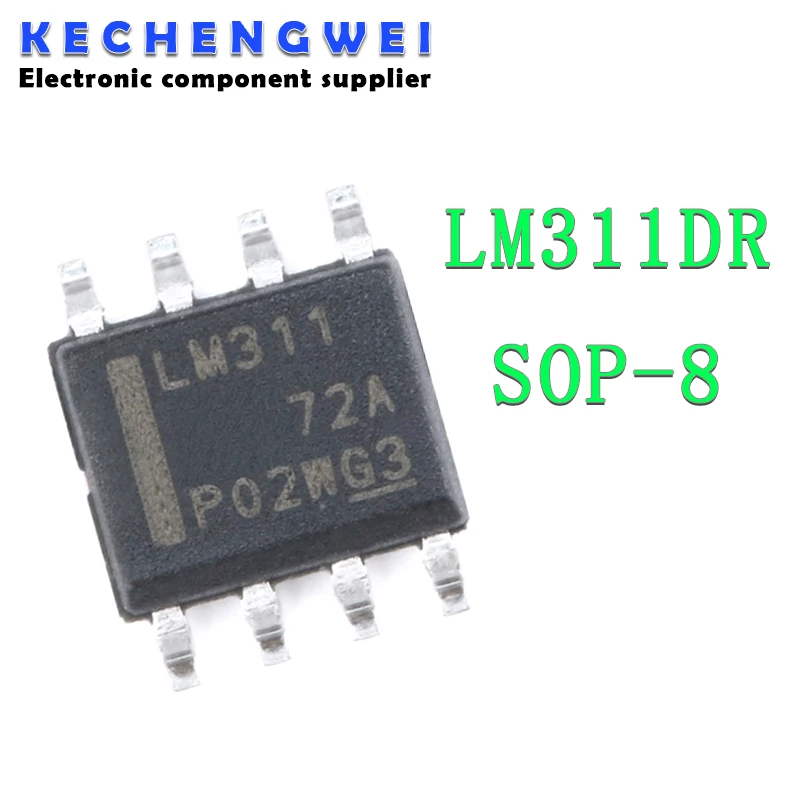 10PCS LM311DR SOP8 LM311 SOP-8 SMD 311DR Operational Amplifiers LM311D SOP