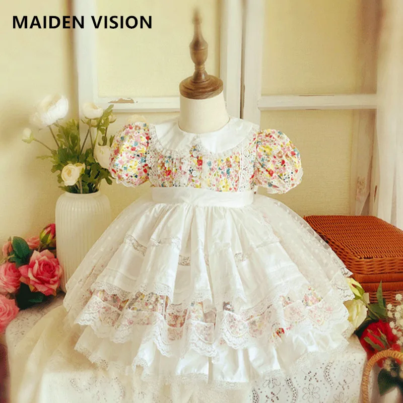 

2-12year old Kids Dress for Girls summer Wedding Lace Girl Dress Princess Party Lolita Pageant Gown For Teen Children Dress