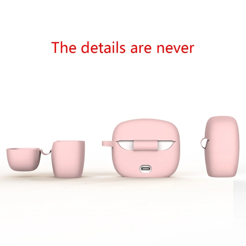 متوافق مع JBL-Tune 215TWS قابل للغسل الغطاء الواقي حافظة خفيفة الوزن مقاومة للصدمات مقاوم للماء سيليكون الأكمام