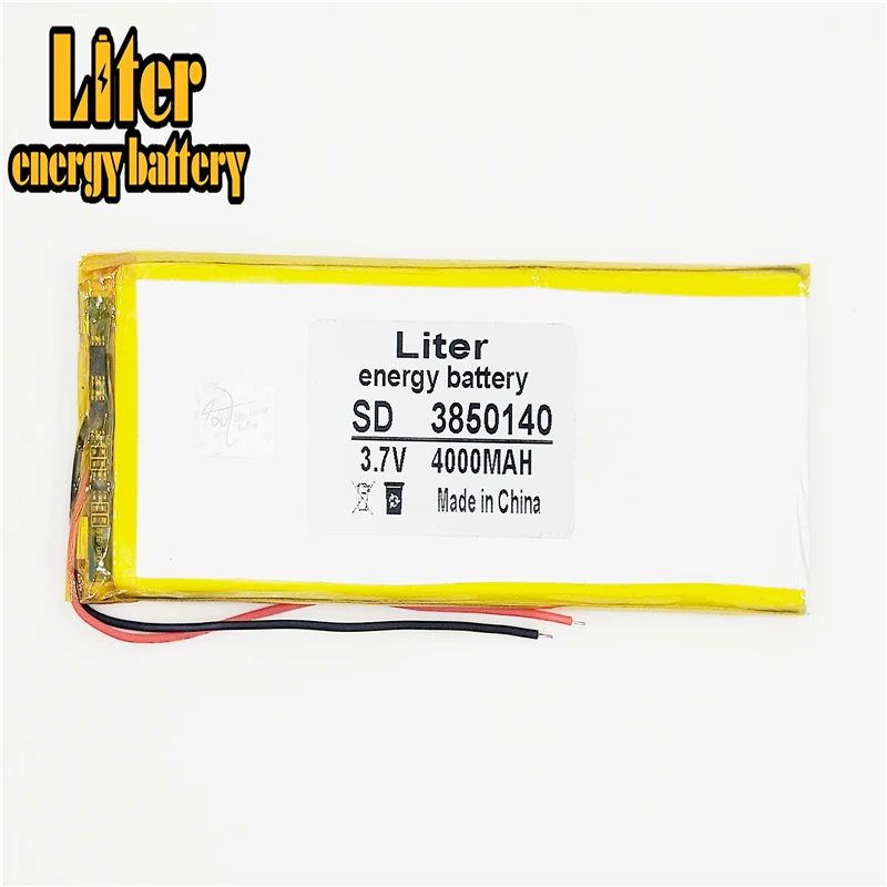 3.7V 4000mAH 3850140   PLIB полимерный литий-ионный аккумулятор Литий-ионный аккумулятор для mp3 mp4 8 дюймов 9 дюймов