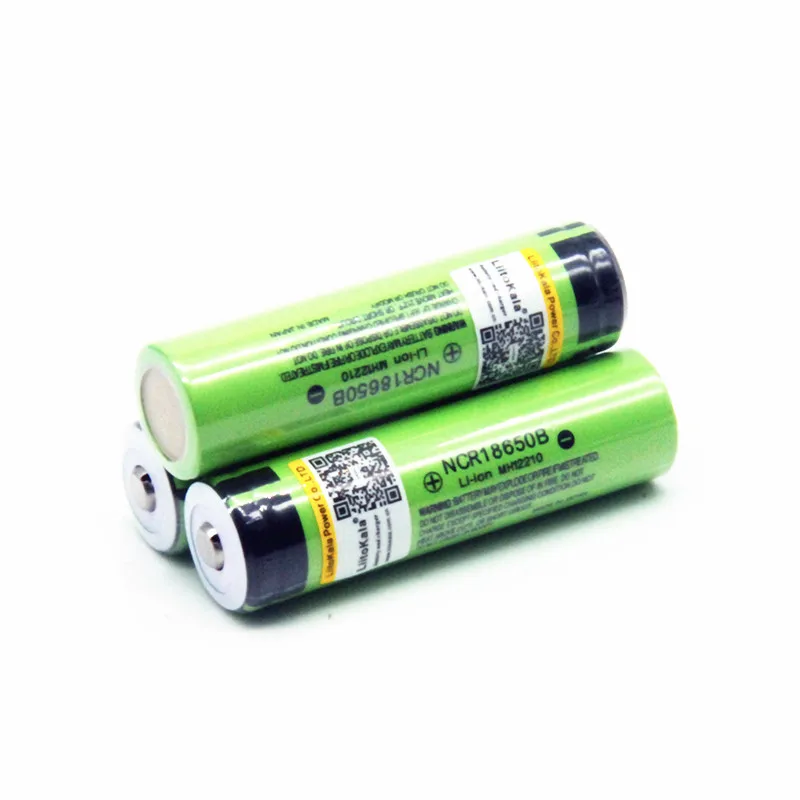 Hot liitokala 100% New Original NCR18650B 3.7v 3400mah 18650 Lithium Rechargeable Battery For Flashlight batteries (NO PCB)