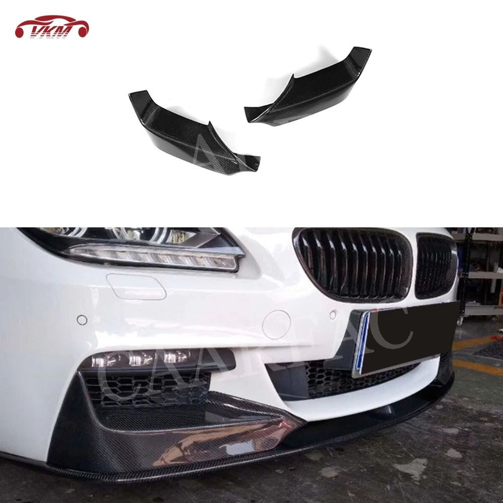 

Carbon Fiber/FRP Front Lip Bumper Splitters Canard Cover For BMW 6 Series F06 F12 F13 M6 Sport 2012-2016 Flaps Apron Accessories