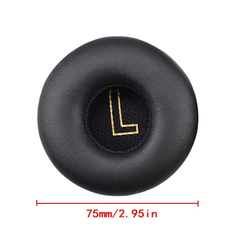 1Pair Soft Sponge Ear Cushion Cover Leather Earpads for Meizu HD50 Headphones Dropship