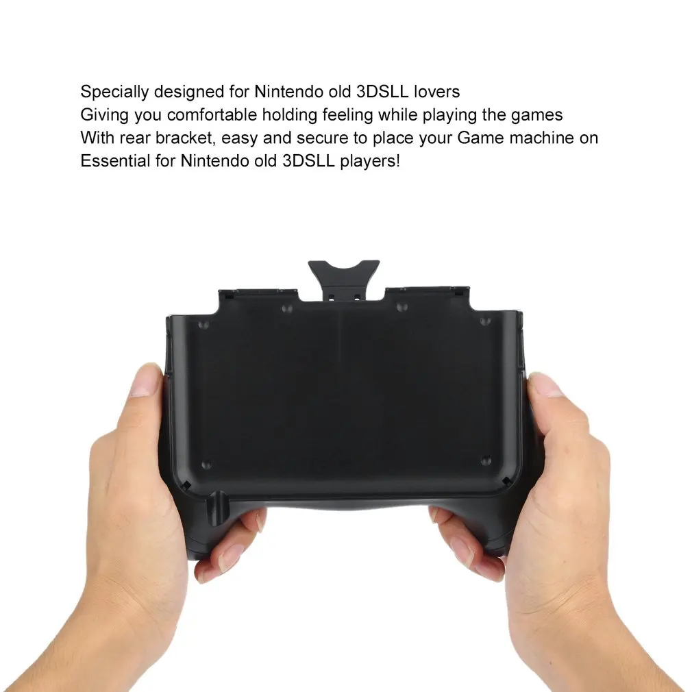 حافظة بلاستيكية للتحكم في الألعاب ، قبضة يد لجهاز Nintendo Old 3DS LL XL ، جراب حامل ، أسود ، 2021