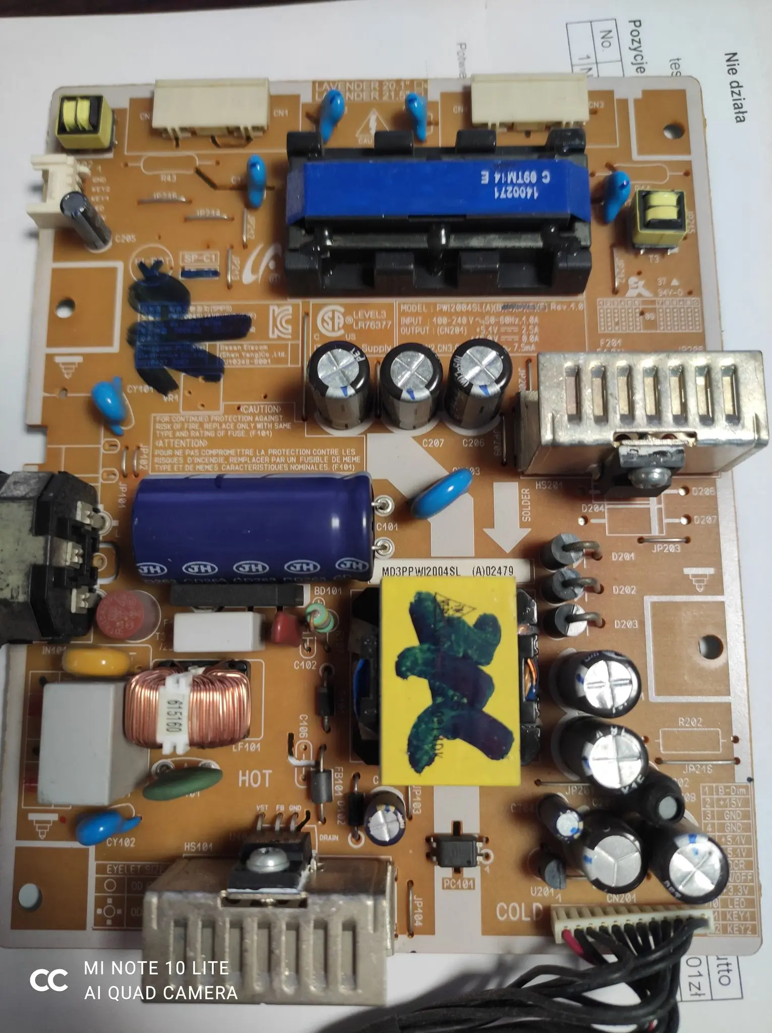 Placa lógica de repuesto T-CON IP-43135A para/2243SW/2033SW/2233SW, conectar COn placa de conexión de T-CON