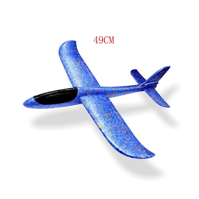 49CM Hand Gooi Gratis Fly Zweefvliegtuig Vliegtuigen Schuim Model EPP Breakout Vliegtuigen Party Game Kinderen Outdoor Fun Gift speelgoed Voor Kinderen