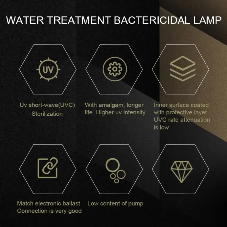 Lampe UV T5 17W, filtre Ultraviolet avec 4 aiguilles à extrémité unique, équipement de stérilisation de l\'air