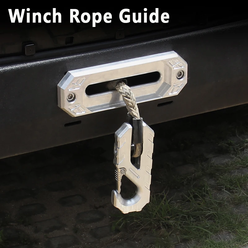 8T Winch rope guide For Jeep Wrangler JL JK 4x4 accessories Off road Winch Rope Cable rescue shackles  trailer webbing