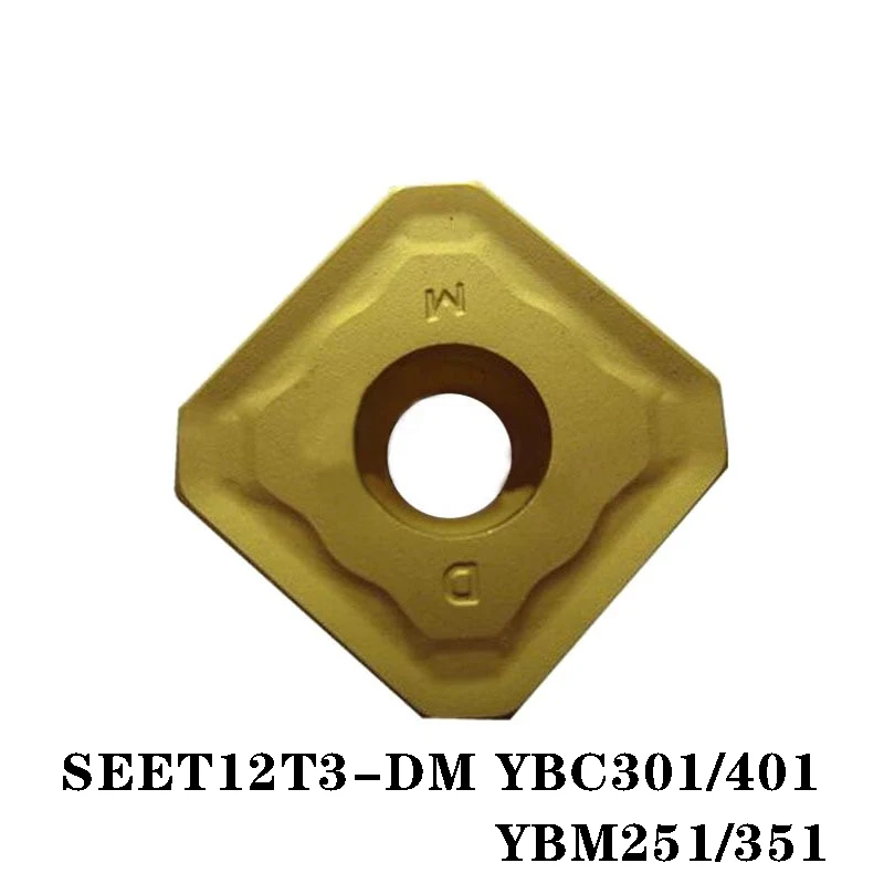 ZC 100% originale SEET SEET12T3-DM YB9320 YBC301 YBC401 YBG202 tornio inserti in metallo duro di alta qualità 10 pz