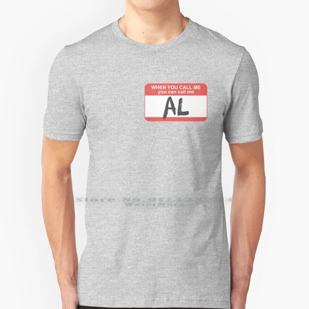 You Can Call Me Al 100% Cotton T Shirt You Can Call 80s Eighties Paul Simon Chevy Chase Nametag N Roll Classic Record Album