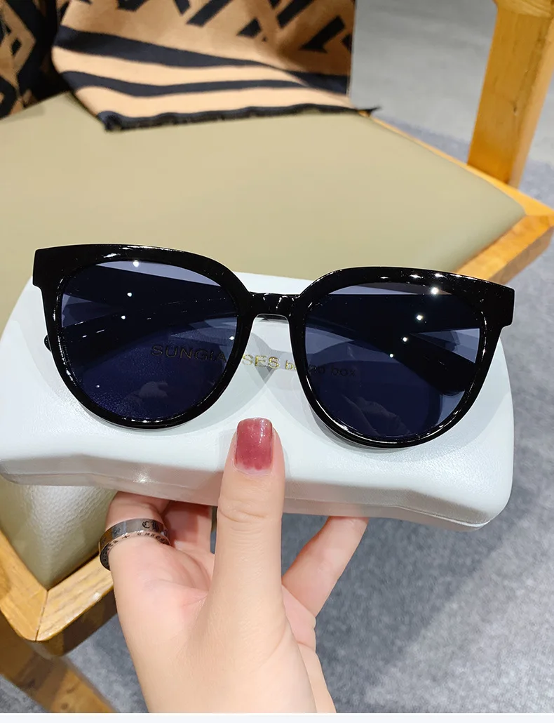 Katzenaugen-Mode-Sonnenbrille für Damen und Herren, Vintage-Luxusmarken-Designer, Schwarze Brille, Sonnenbrille für Frauen, Brillen für Männer – Detail 1