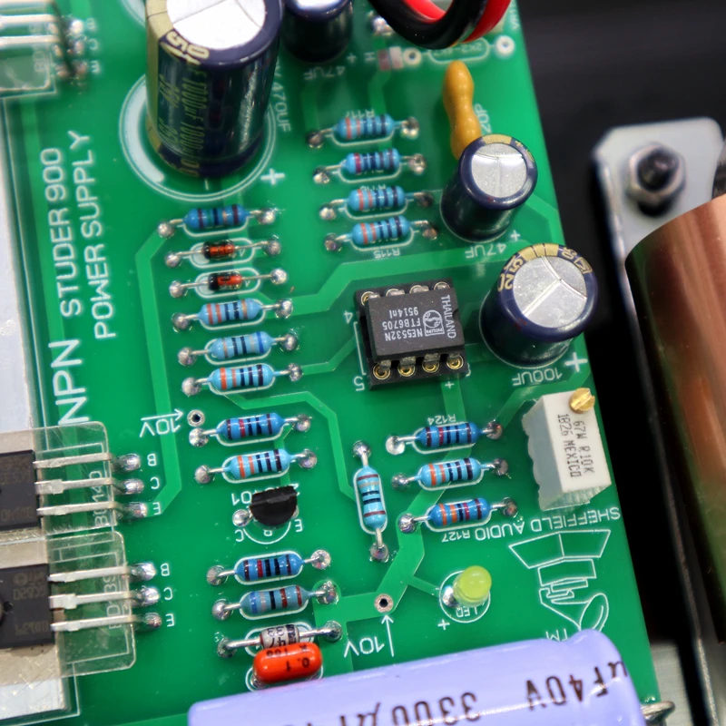 Tubo selado ouro studer regulado ultra-baixo ruído fonte de alimentação linear dc 5v 9v 12v 24v para dac amanero xmos 12au7 6n3 6j1 tuen