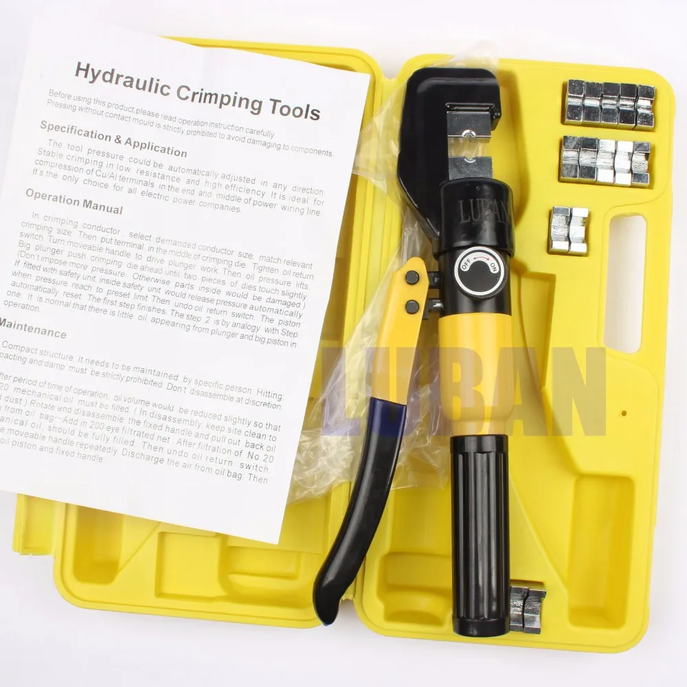 Cable lug Hydraulic Crimping Tool Hydraulic Crimping Plier Hydraulic Compression Tool YQK-70 Range 4-70MM2 Pressure 5-6T