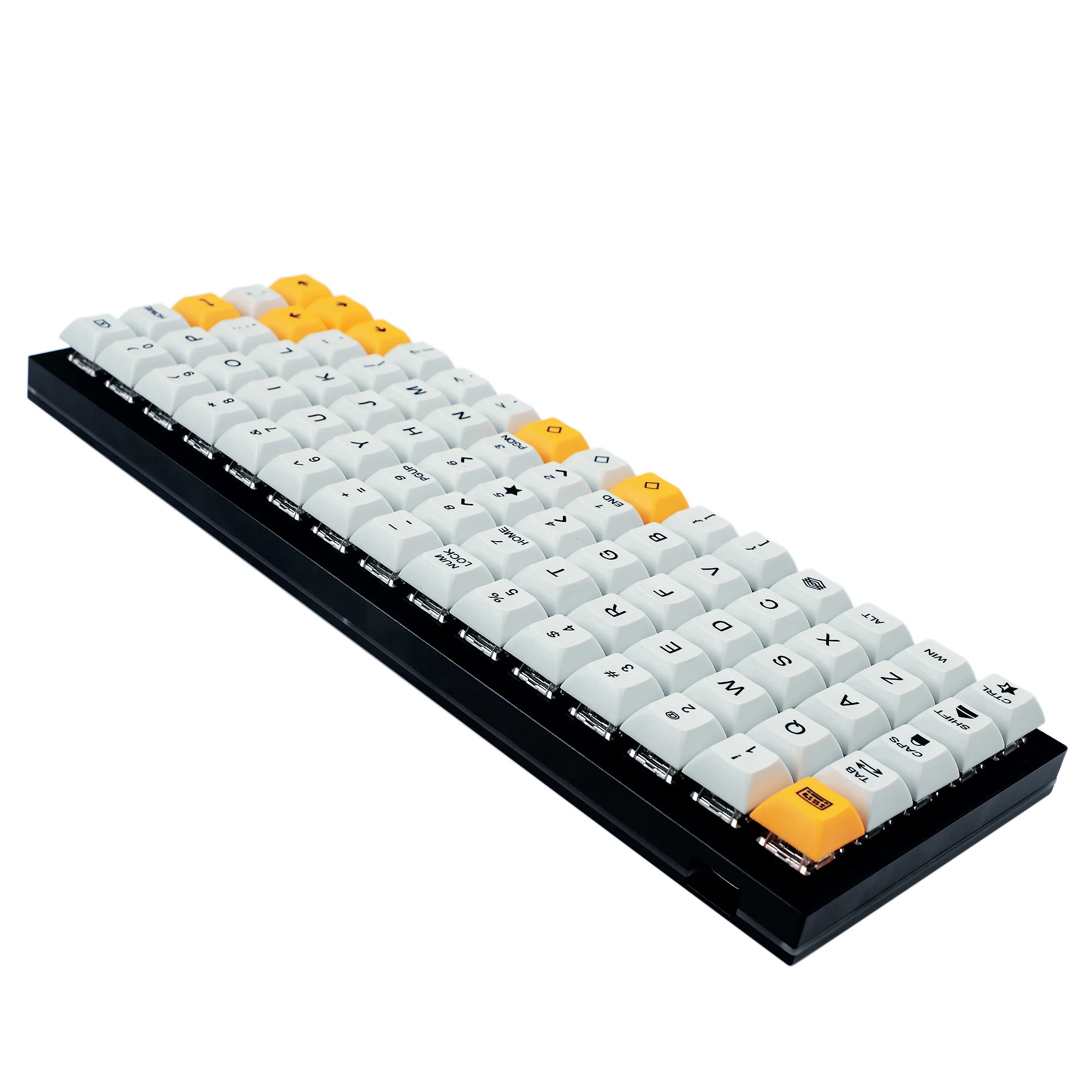 DSA Profile 75 Keys Dye Sub PBT Suitable For Ortholinear Layout Keycaps For Mechanical Keyboard XD75 ID75 Planck Preonic Niu40