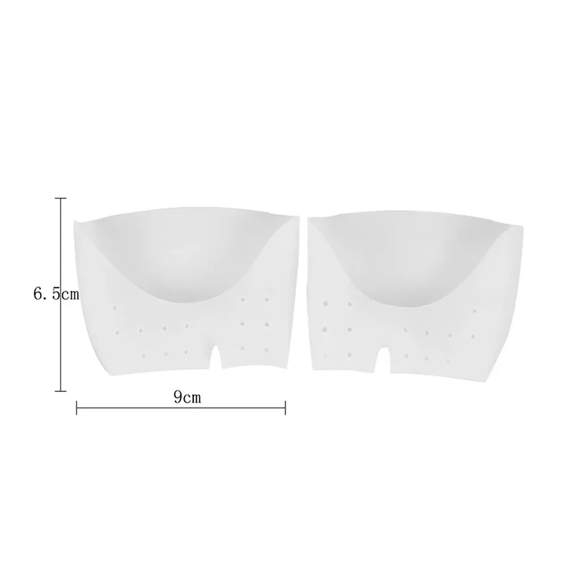 1 Paar Siliconen Teen Covers Hoge Hakken Voorvoet Pads Anti Slijtage Voeten Verlicht Hallux Valgus Voet Pijn Gel Protector Voet care Tool