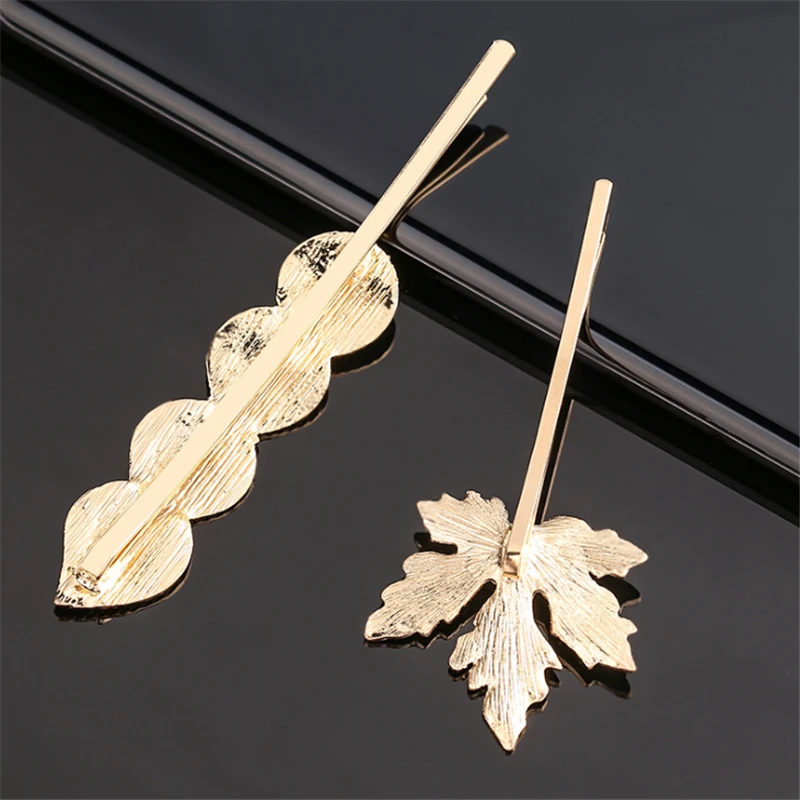 Metal Vintage Hair pin clip For Women/Girl Headwear Gold/Silver Hairpins Barrettes Styling Hair Accessories Gifts