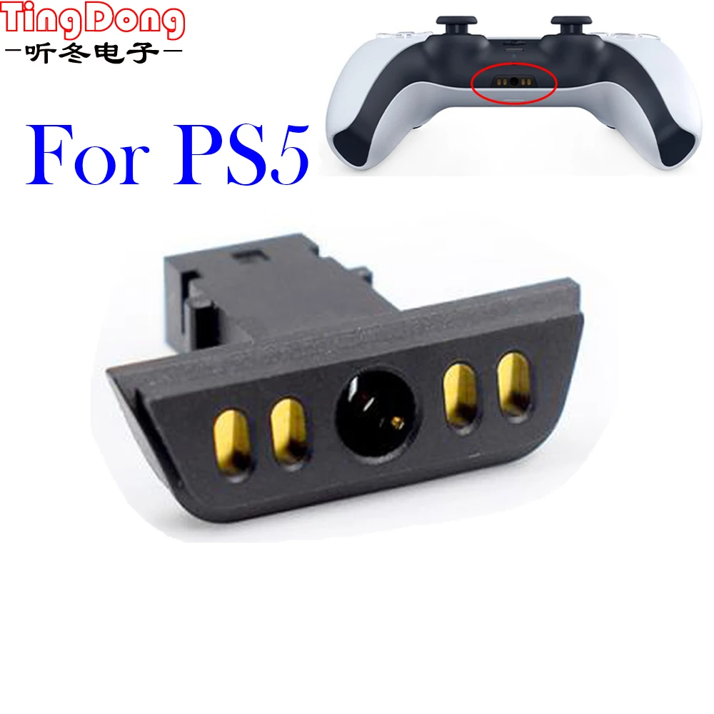2 adet kulaklık kulaklık kulaklık jakı bağlantı noktası soketli konnektör Playstation5 PS5 denetleyicisi için onarım parçaları