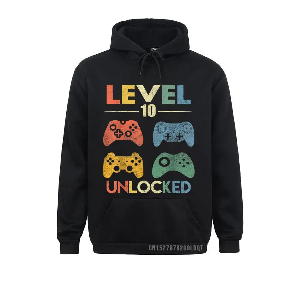 Prevailing Men Sweatshirts Level 10 Unlocked Funny Video Gamer 10th Birthday Gift 3D Printed Hoodies Autumn Sportswears