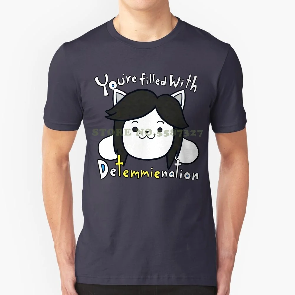 Men's Undertale Temmie T Shirts Printed T Shirt Men's O-Neck T Shirts Summer Stree Twear