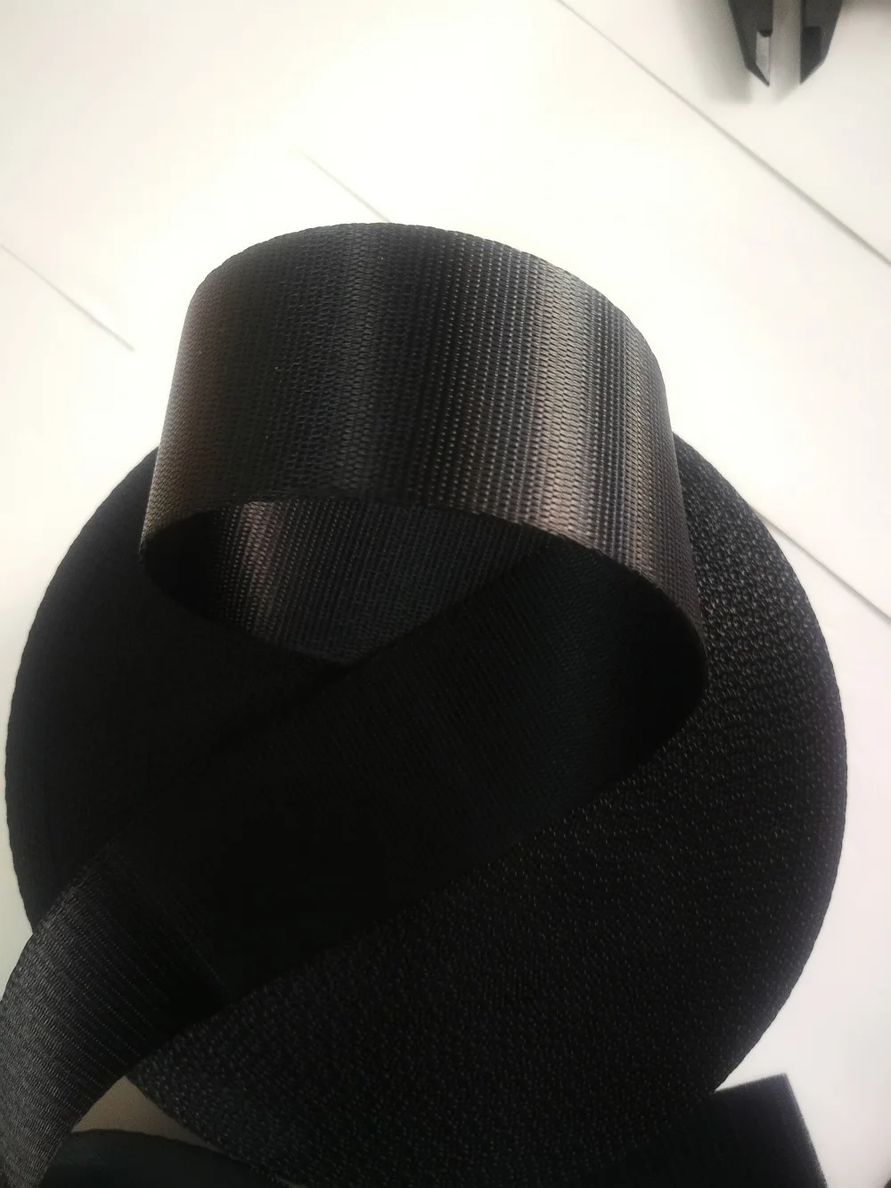 3M-30M Black European Standard Car Seat Belt Webbing Car Personalized Modification Seat Belt Webbing Car Accessories