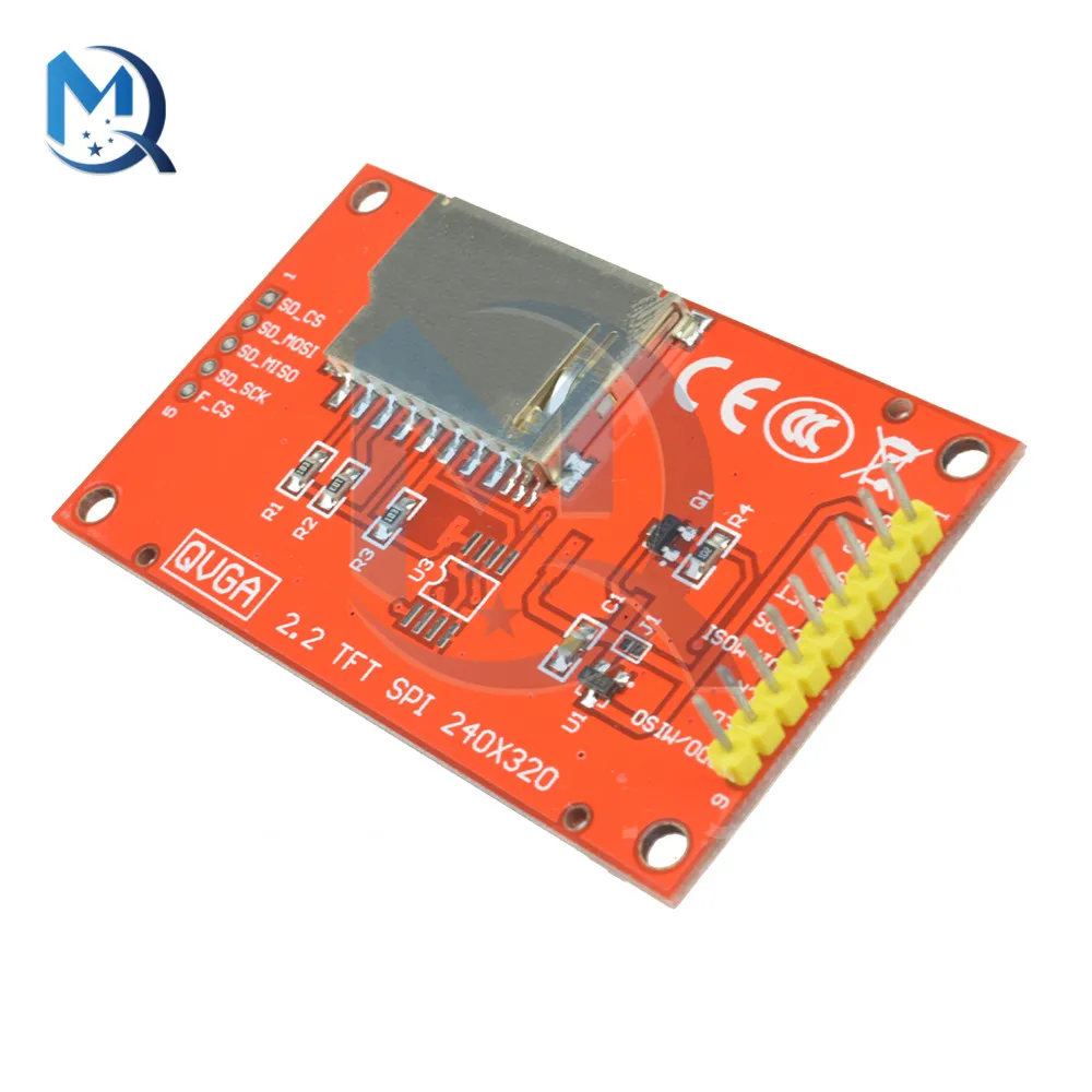 2.2 inch TFT Display Module 240X320 Resolution SPI LCD Screen Board ILI9341 for 51/AVR/STM32/ARM/PIC