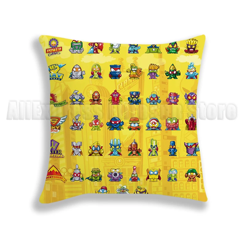 Superzings Pillow Case 45cm No Pillow Insert SuperZings Series 6 Cartoon Kids Children cute Bedroom Decorate Gift