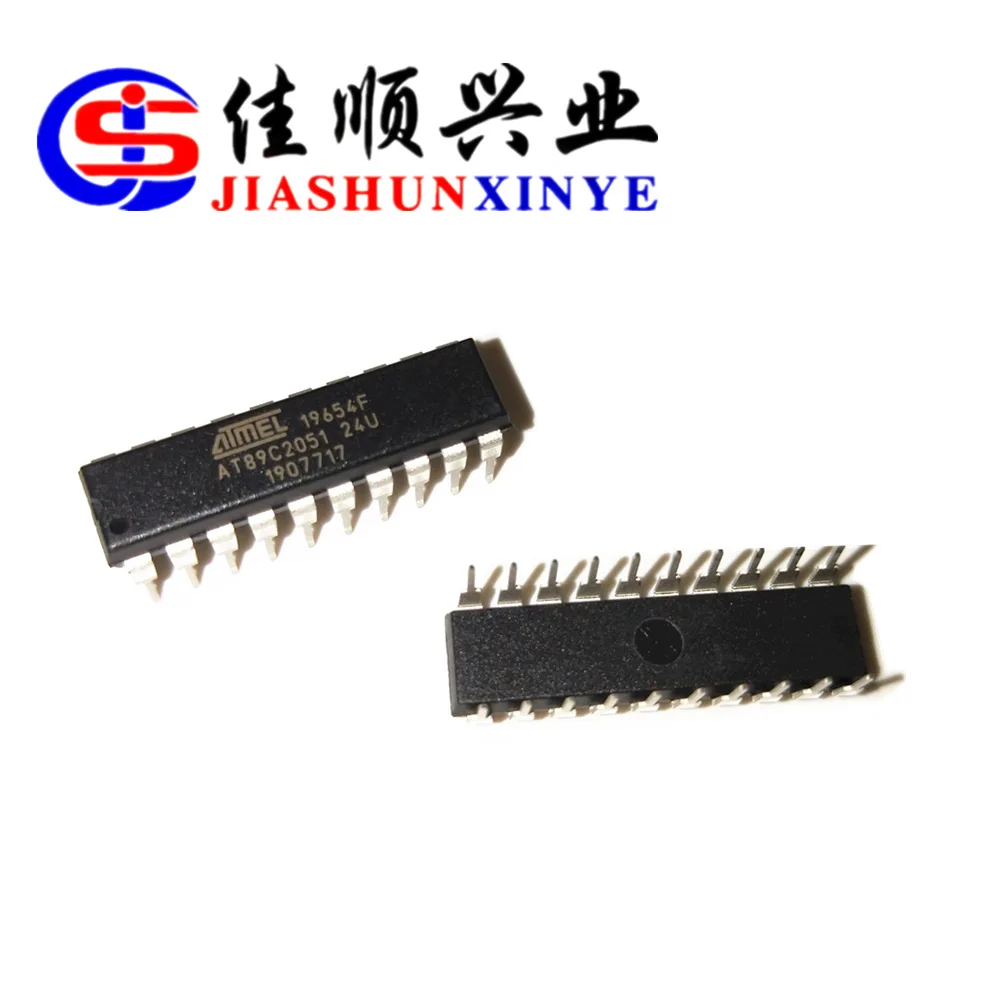 new and original AT89C2051-24PU 8-bit Microcontrollers - MCU 2kB Flash 128B RAM 24MHz 2.7V-6.0V   PRICE PLEASE CONSULT