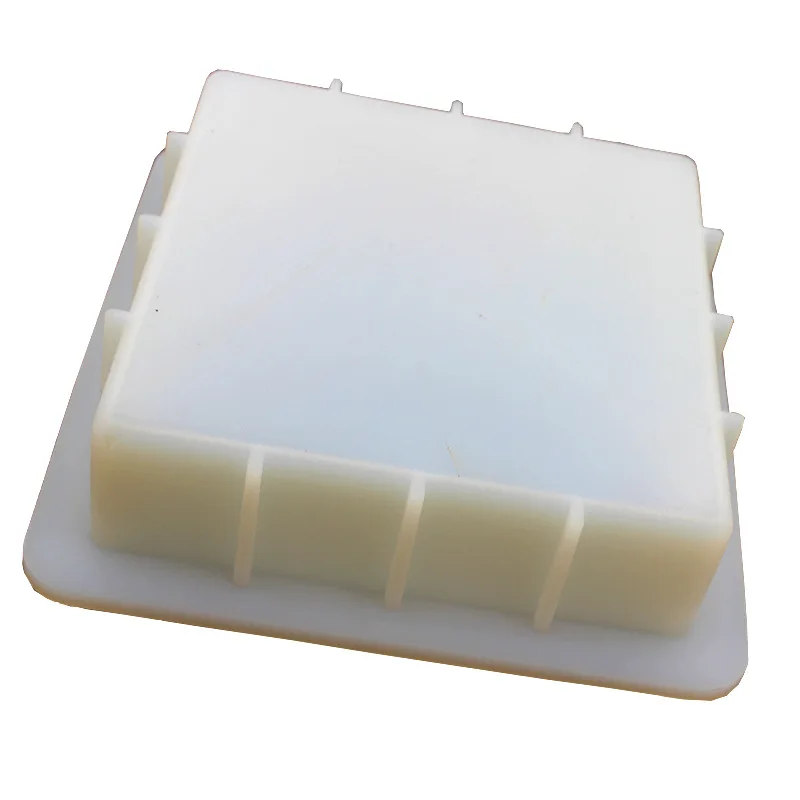 6 Inch Square Rendering Silicone Soap Mold DIY Handmade Loaf Tray Thickened Mould Crafts Soaps Making Tools