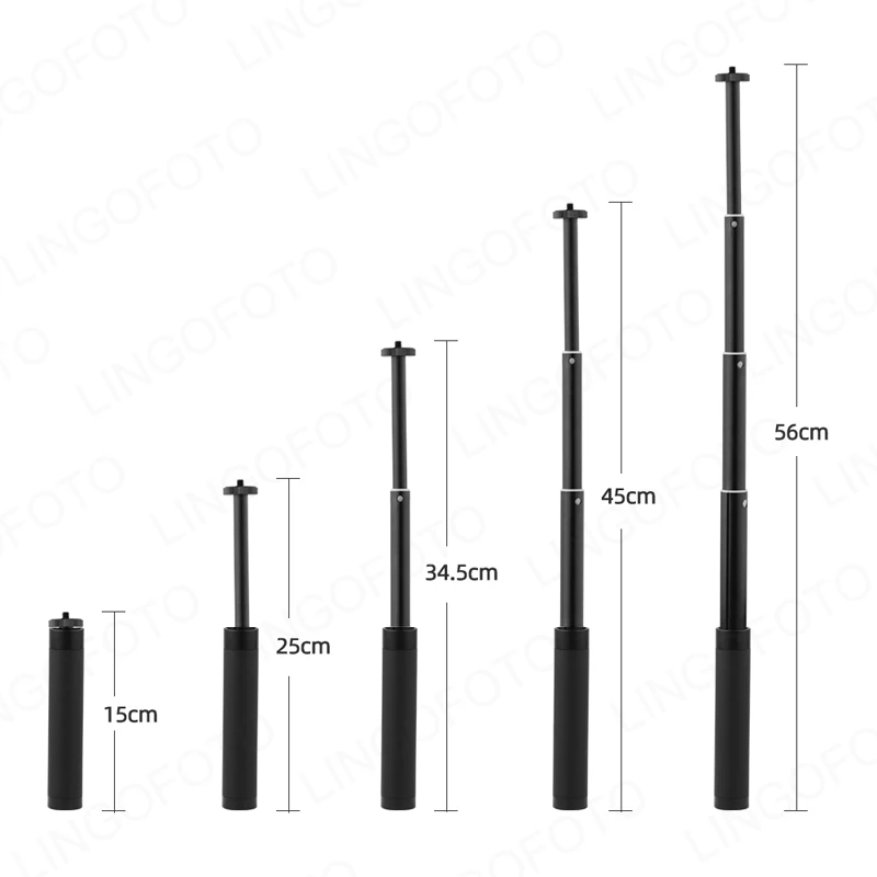 Tripé extensor de iluminação fotográfica de led, suporte para celular, para gopro, live streaming uc9994