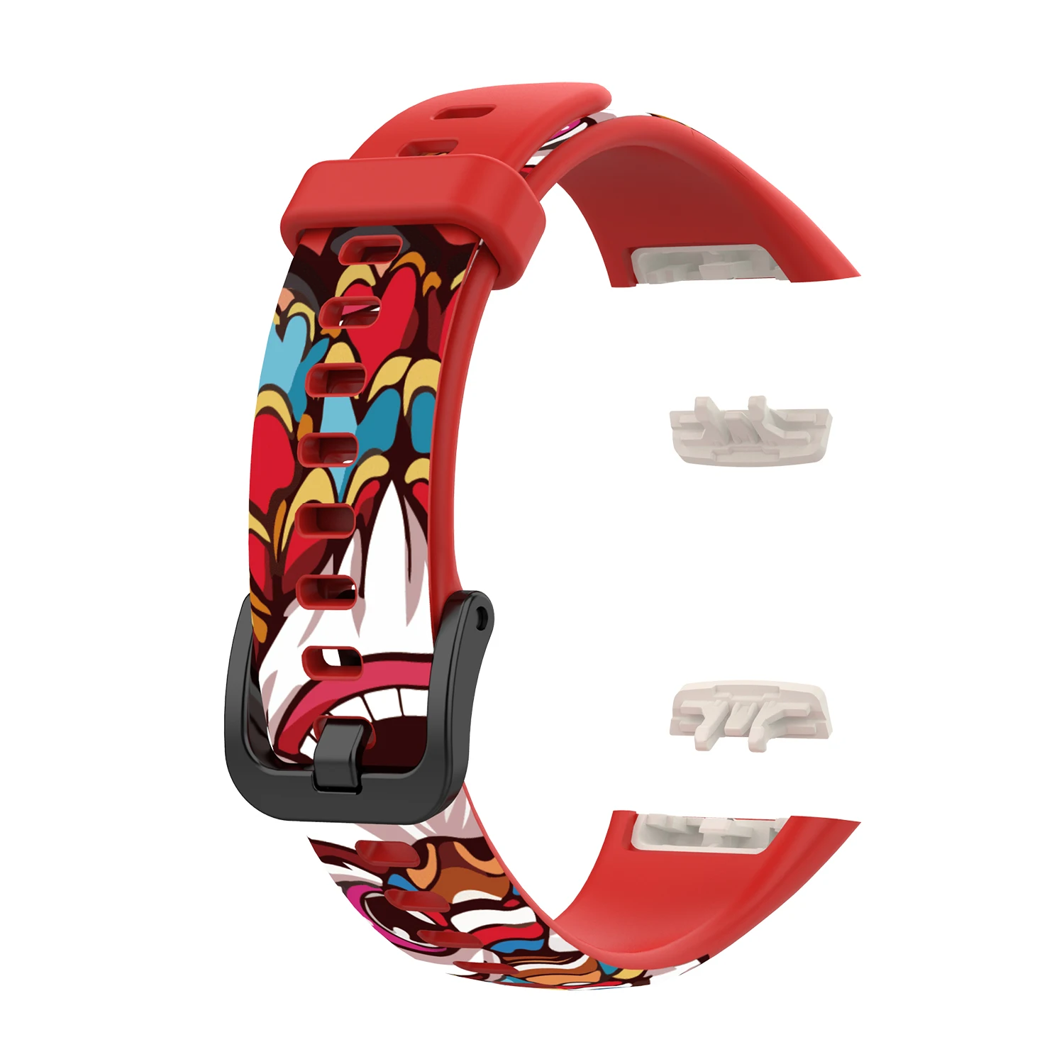 Replacement Correa For Huawei Band 6 Soft Silicone Printed Watch Strap For Honor Band 6 Strap Bracelet Smart watch Accessories