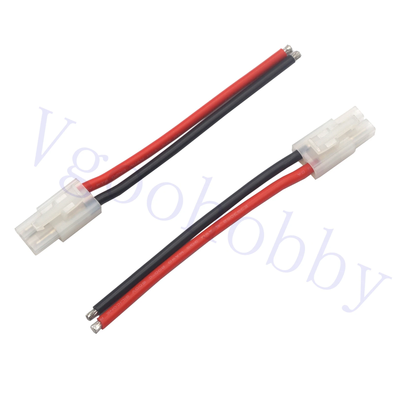 4Pairs Tamiya Style Plug Male Female Connector Adapter with 10cm 14AWG Silicon Wire Cable for RC Car Lipo Battery Charger