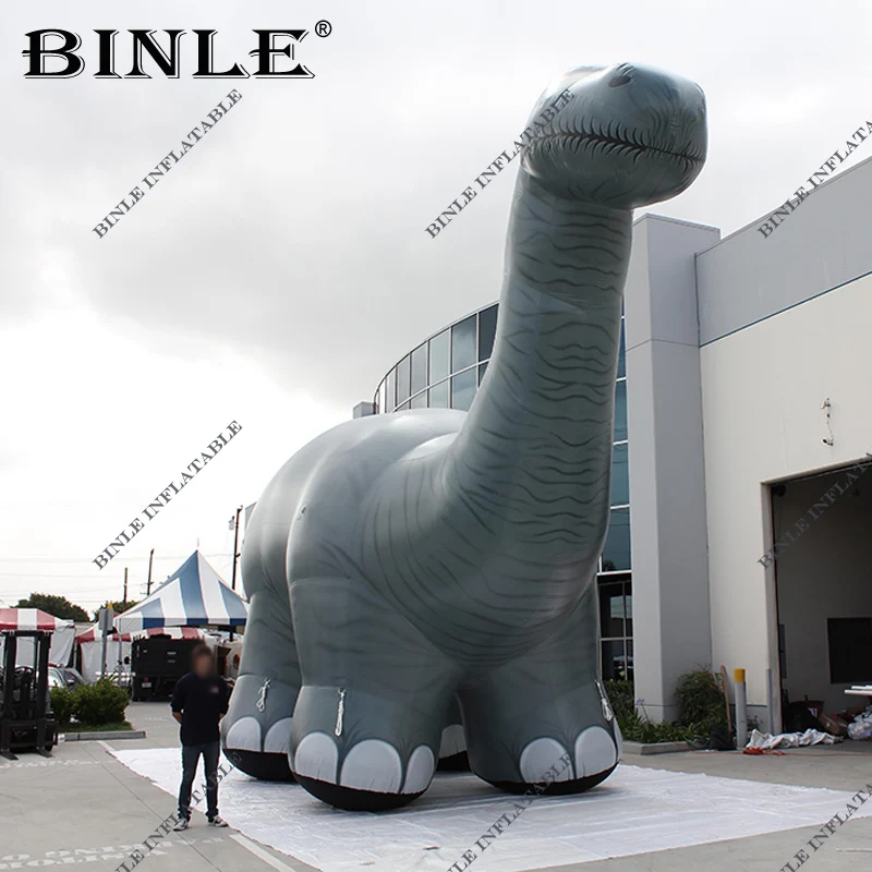 Customized shape giant inflatable brachiosaurus,high inflatable dinosaur dragon balloon for sale