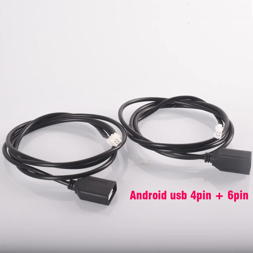 

Adapter Cables USB Cable AUX for Universal car radio Android Navigation 4pin and 6pin connector