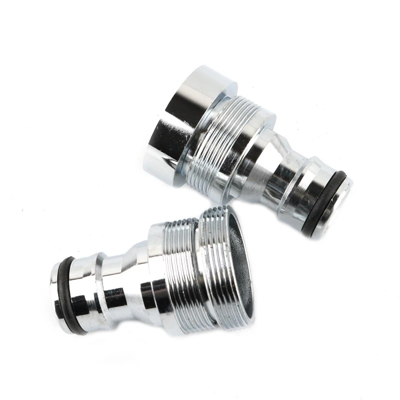 1pc Stainless steel Kitchen Tap Pipe Hose Connector Adapter Fitting Quick Garden Connectors M16 18 20 22 24 28  Accessories