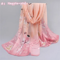 Écharpes en mousseline de soie pour femmes, plusieurs Styles, châles fins et enveloppes, Foulard Hijab, été