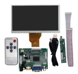 6.5 Inch 800*480 AT065TN14 LCD Screen Display Monitor With Driver Control Board VGA HDMI-Compatible For Raspberry Pi Banana Pi