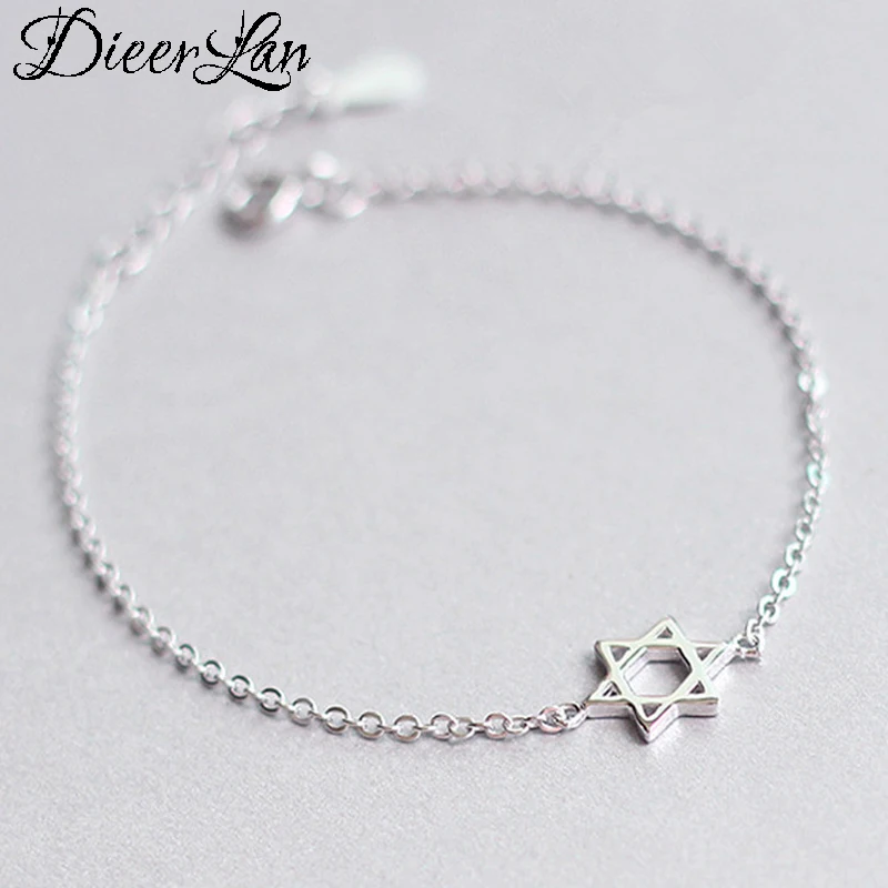 Punk Vintage New Star David Bracelets for Women New Link Chains Bracelet Wholesale