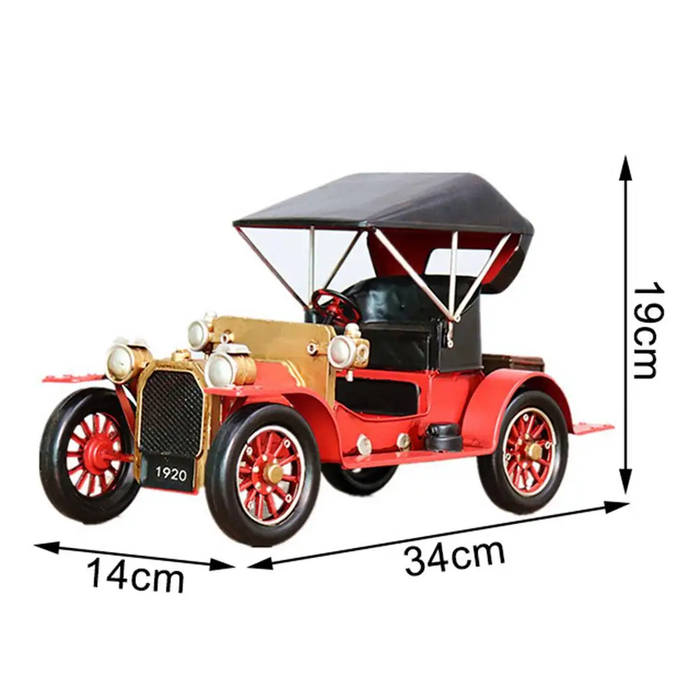 Antique Car Decor Metal Antique Vintage Car Model Antique American Car Model Vintage Car Home Decor Collection Vehicle Toy