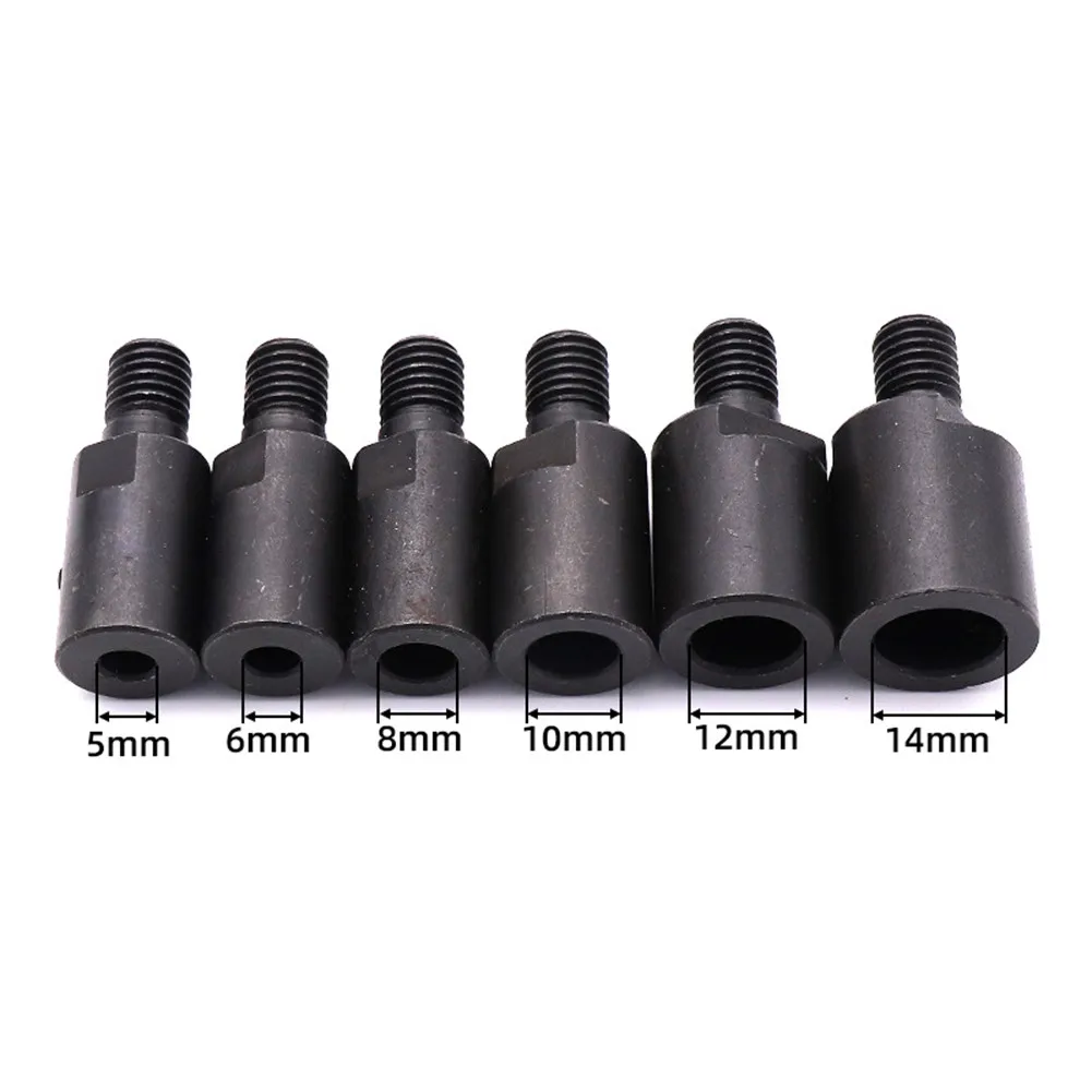 Saw Blade Adapter M10 5/6/8/10/12/14mm Bushing Saw Blade Connecting Shaft Angle Grinder Motor Shaft Connection Rod