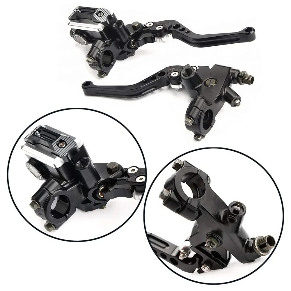 HOTSALE   7/8 inchMotorcycle Modification Parts   Brake Clutch Upper Pump     22cm Handlebar Lever Handbrake