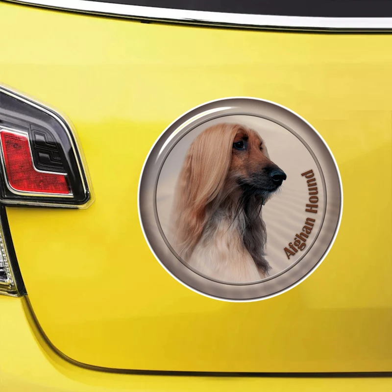 

S61902# Afghan Hound Self-adhesive Decal Car Sticker Waterproof Auto Decors on Bumper Rear Window Laptop Choose Size