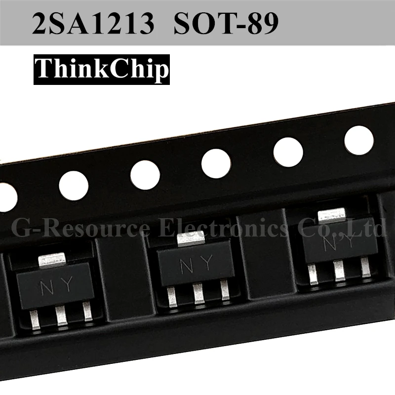 صمام كريستالي ثلاثي A1213 SMD, 2SA1213 SOT-89 (100 قطعة)