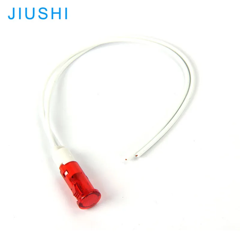 100pcs pure color MDX-11C plastic 12v 24v indicator light with the line red green mini electronic signal