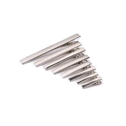 20Pcs 30-98 mm Hair Clips Single Prong Alligator Hairpin with Teeth Blank Setting For DIY Hair Clips Jewelry Making Wholesale