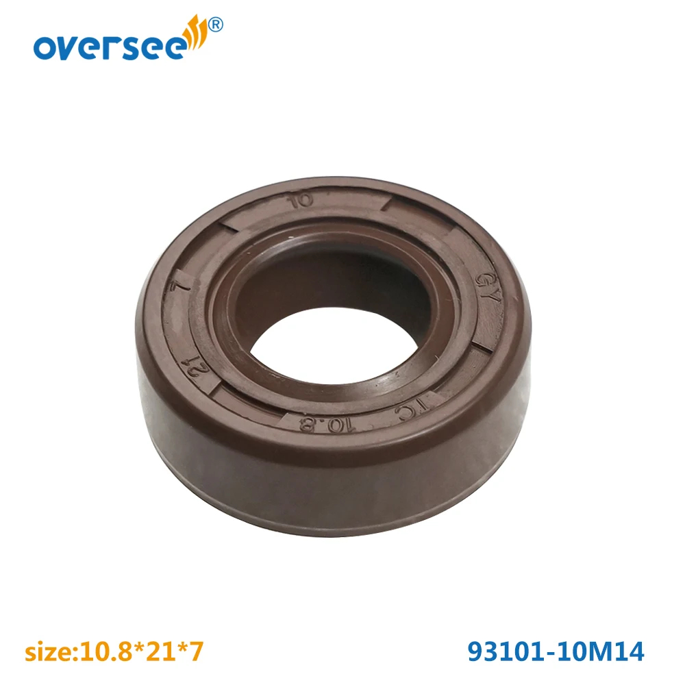 

93101-10M14 Marine Oil Seal For Yamaha Outboard Parts 2 Stroke 4HP 5HP Parsun F4-03000027 Hidea Powertec 10.8x21x7mm