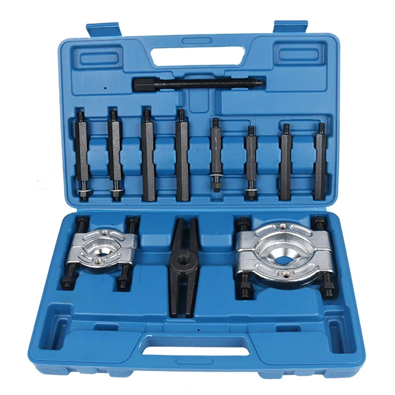 Car Bearing Separator Puller Set Removal Tool  12pcs Bar-Type Splitter Gear  Fly Wheel  30-50mm 50-75mm