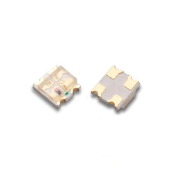 50 SZTUK 1615 CZERWONY + CIEPŁY BIAŁY 0805 0603 Dwukolorowa dioda SMD 2 kolory R + WW