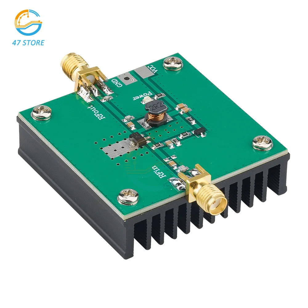 New 433MHz 5W RF Power Amplifier Input 0.1W can output 5.0W@7.2V Electrical Power Supply Tool Accessories Amplifier Module