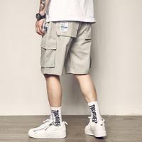 Men Joggers Shorts Trousers Shorts Men Summer Casual Mulit-Pocket Shorts Men Breathable Big Tall  Streetwear Shorts