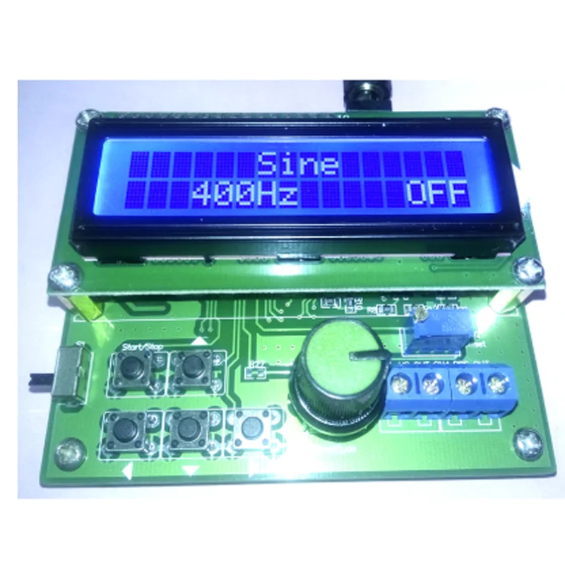 AVR DDS function signal generator pulse sine wave triangle wave square wave sawtooth noise generator